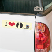 I Heart Penguins Bumpersticker (Op Truck)