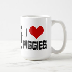 I Heart Piggies coffe mok