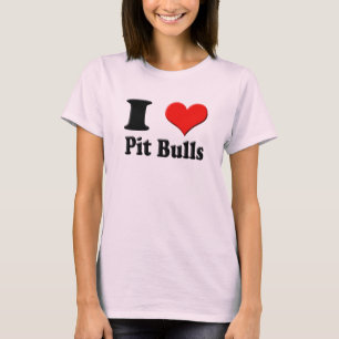 I Heart Pit Bulls T-shirt