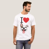 I Heart Pitbulls T-Shirt (Voorkant volledig)