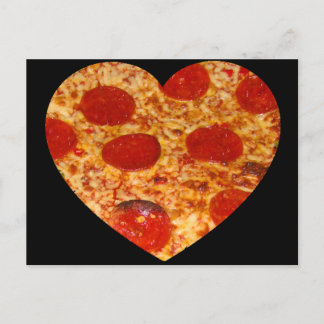 I Heart Pizza Briefkaart