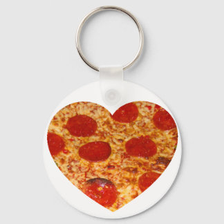 I Heart Pizza Sleutelhanger