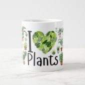 I Heart Plants Jumbo Mug (Devant)