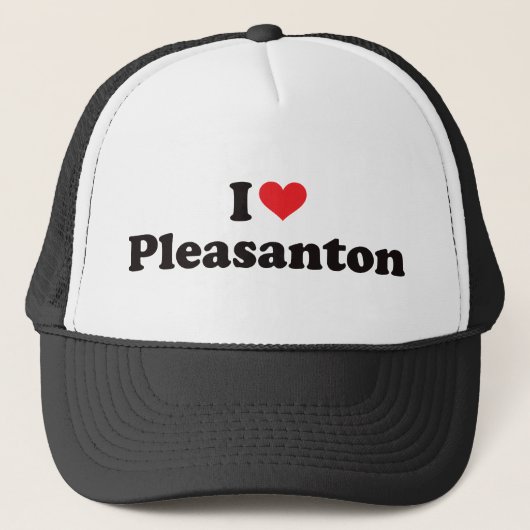 I Heart Pleasanton Trucker Pet (Voorkant)