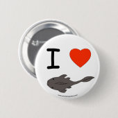 I Heart Plecostomussen Button (Voorkant /achterkant)