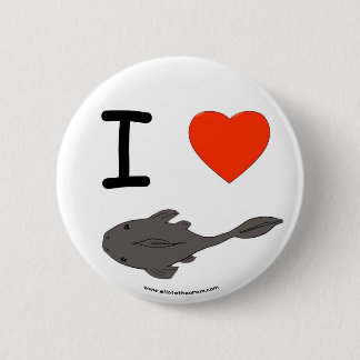 I Heart Plecostomussen Button