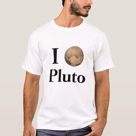 I Heart Pluto T-shirt (Voorkant)