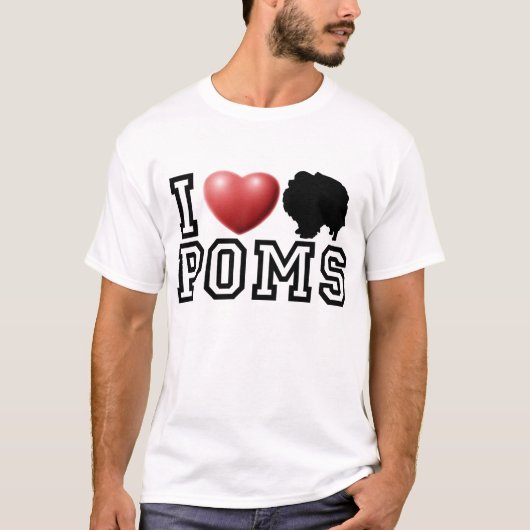 I Heart Poms T-shirt (Voorkant)