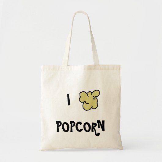 I Heart Popcorn Tas (Voorkant)