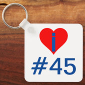  I Heart president Sleutelhanger (Voorkant)