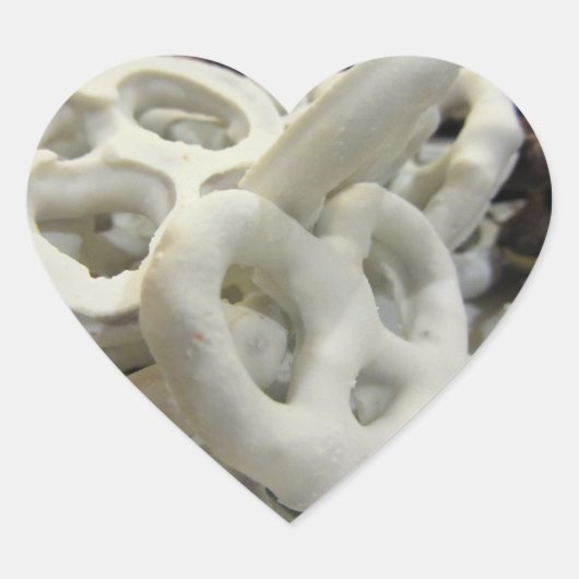 I Heart Pretzels Stickers (Voorkant)
