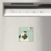 I Heart Pugs Magnet Magneet (Insitu (Vaatwasser))