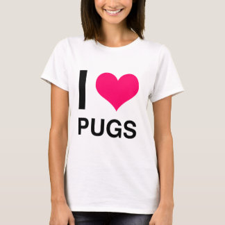 I Heart Pugs T-shirt