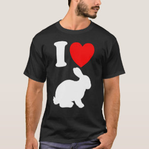 I Heart Rabbits Rabbit Cute Bun Bunbun Bunny T-shirt