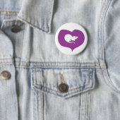 I Heart Rats Pin Ronde Button 5,7 Cm (In situ)