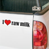 I Heart Raw Milk Bumpersticker (Op Truck)