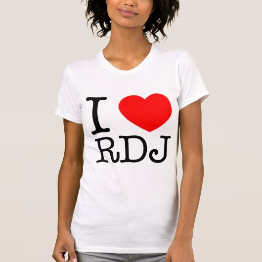 I Heart RDJ T-shirt (Voorkant)