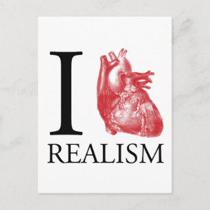 I Heart Realism Briefkaart