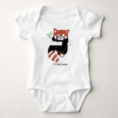 I Heart Red Pandas Romper (Voorkant)
