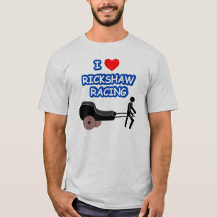 I Heart RICKSHAW RACING T-shirt