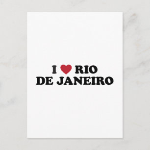 I Heart Rio de Janeiro Brazilië Briefkaart
