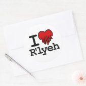 I Heart R'lyeh Ronde Sticker (Envelop)