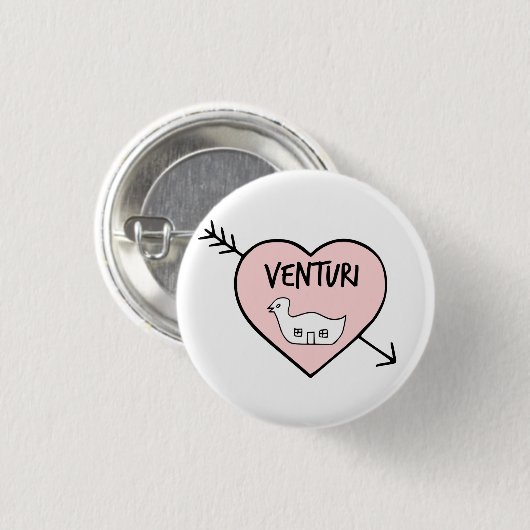 I Heart Robert Venturi Button (Voorkant /achterkant)