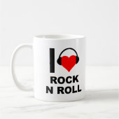 I Heart Rock Funny Mug (Gauche)