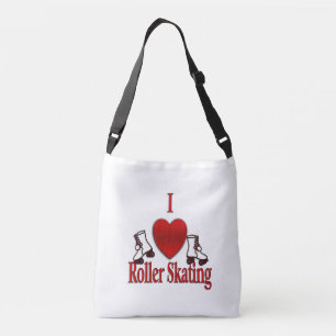 I Heart Roller Skating Crossbody Tas
