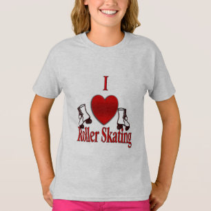 I Heart Roller Skating T-shirt