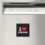 I Heart Ronaldos First Name Groovy D Valentines Magneet (Insitu (Vaatwasser))