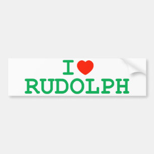 I Heart Rudolph Bumpersticker