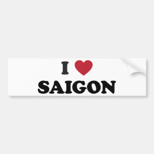 I Heart Saigon Vietnam Ho Chi Minh City Bumpersticker