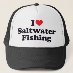 I Heart Saltwater Vist Trucker Pet