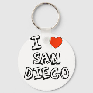 I Heart San Diego Sleutelhanger