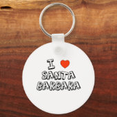 I Heart Santa Barbara Sleutelhanger (Voorkant)