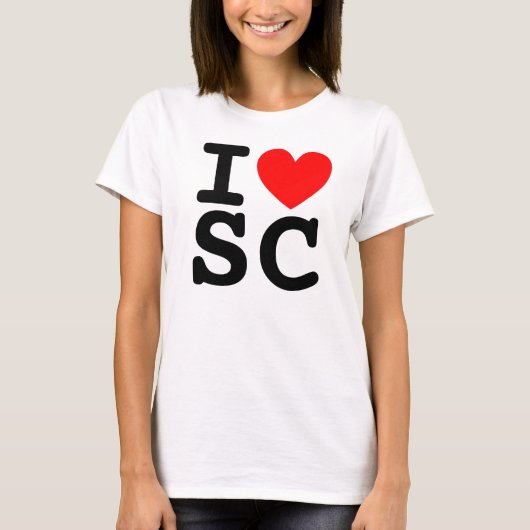I Heart SC Shirt (Voorkant)