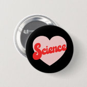 I Heart Science Button (Voorkant /achterkant)