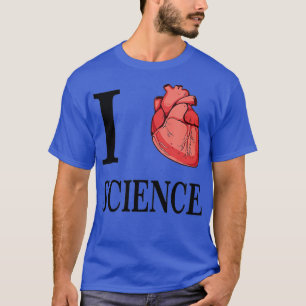 I Heart Science Love Biology Anatomical T-shirt