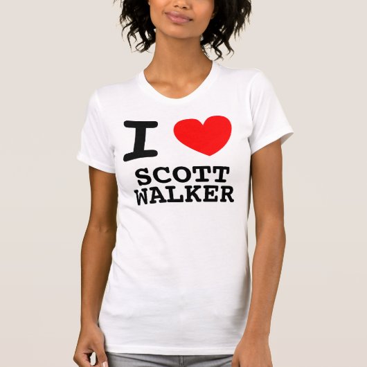 I Heart Scott Walker Shirt (Voorkant)