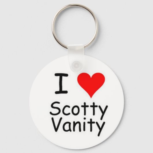 I Heart Scotty Vanity Sleutelhanger (Voorkant)