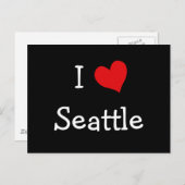 I Heart Seattle Briefkaart (Voorkant / Achterkant)