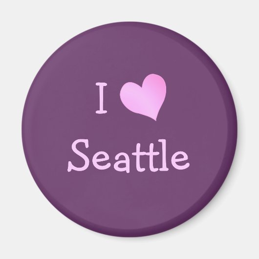 I Heart Seattle Magneet (Voorkant)