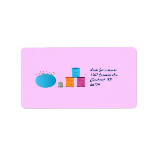 I Heart Sewing Etiket (Voorkant)