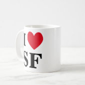 I Heart SF Mug (Devant gauche)