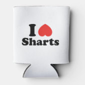 I Heart Sharts Blikjeskoeler (Voorkant)