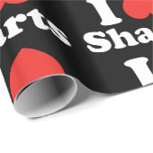 I Heart Sharts Cadeaupapier (Rol Hoek)