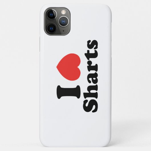 I Heart Sharts Case-Mate iPhone Case (Achterkant)