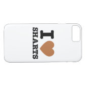 I Heart Sharts Funny Icon Graphic iPhone 7 Coque (Dos (Horizontal))