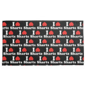 I Heart Sharts Kussensloop (Voorkant-Rechts)
